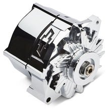 Load image into Gallery viewer, PROFORM 141-154 Alternator Recessed Black Bowtie Chrome