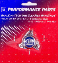 Load image into Gallery viewer, PROFORM 141-332 Air Cleaner Center Nut- Small Hi Tech GM Logo