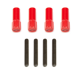 PROFORM 141-602 Mini Valve Cover Nuts Red Bowtie Emblem