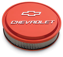 Load image into Gallery viewer, PROFORM 141-831 Slant Edge Bowtie Air Cleaner Chevy Orange