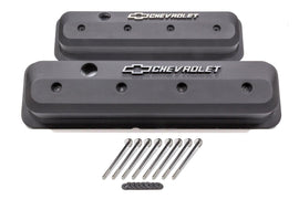 PROFORM 141-840 SBC Valve Cover Slant Edge Black Crinkle