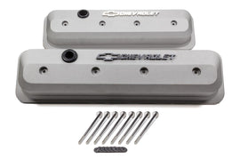 PROFORM 141-842 SBC Valve Cover Slant Edge Gray Crinkle