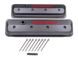 PROFORM 141-845 SBC Valve Cover Slant Edge Black Crinkle