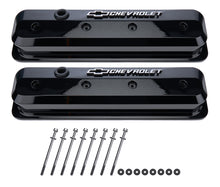 Load image into Gallery viewer, PROFORM 141-847 SBC Valve Covers Slant Edge Liquid Black