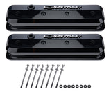 PROFORM 141-847 SBC Valve Covers Slant Edge Liquid Black