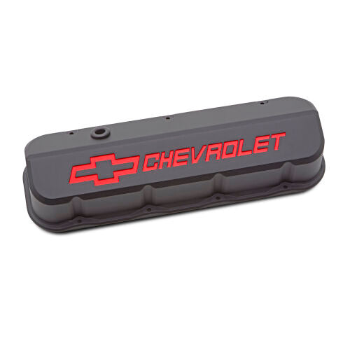 PROFORM 141-876 Slant Edge Valve Covers BBC Black Crinkle