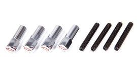 PROFORM 141-909 Valve Cover Nuts Chrome w/Red Bowtie