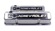 Load image into Gallery viewer, PROFORM 141-920 SBC Slant Edge Polished V/C Tall Raised Logo