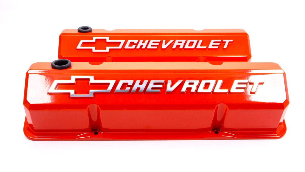 PROFORM 141-924 SBC Slant Edge Chevy Orange V/C Tall Rec Logo
