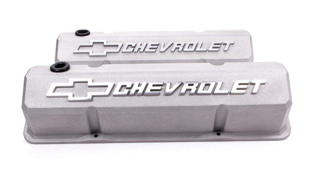PROFORM 141-925 SBC Slant Edge Cast Gray V/C Tall Raised Logo