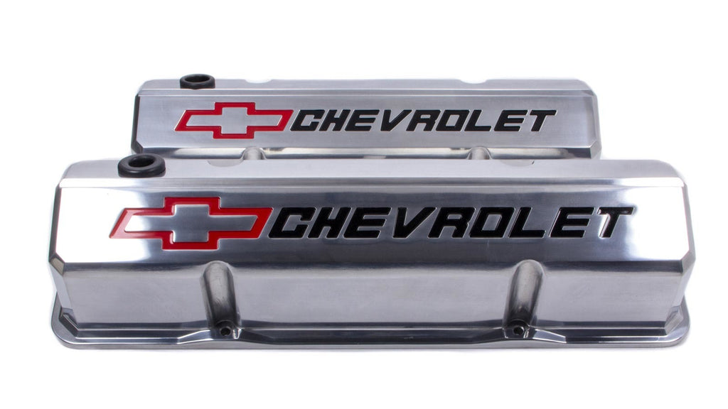 PROFORM 141-927 SBC Slant Edge Polished V/C Tall Recessed Logo