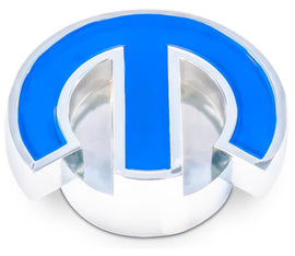 PROFORM 440-337 Mopar Deluxe Air Cleaner Nut Chrome w/Blue Emblem