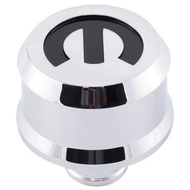 PROFORM 440-442 MOPAR Emblem Slant Edge Breather Cap Emblem Chrm