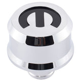 PROFORM 440-442 MOPAR Emblem Slant Edge Breather Cap Emblem Chrm