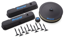 PROFORM 440-758 Engine Dress-Up Kit Blac k Crinkle w/Blue MOPAR