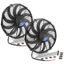 Load image into Gallery viewer, PROFORM 67056 PROFORM PFM67056 Brushless Electric Dual 12-inch S-Blade Puller Fan - Ultra Performance Cooling Solution