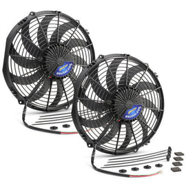 PROFORM 67056 PROFORM PFM67056 Brushless Electric Dual 12-inch S-Blade Puller Fan - Ultra Performance Cooling Solution