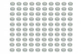 PIONEER EPC-85-100 Expansion Plugs-100pk 1.508 Dia x .625 Height