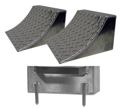 PIT-PAL PRODUCTS 277 Wheel Chocks w/ Pins Pair