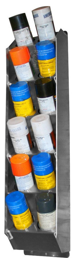 PIT-PAL PRODUCTS V99 Aerosol Spray Can Shelf 12 Can Vert.