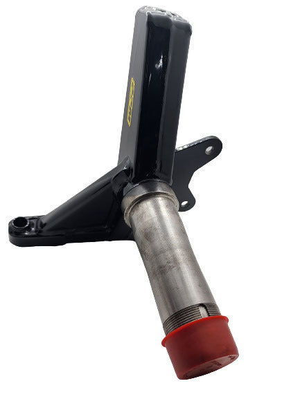 PPM RACING PRODUCTS PPMG161 PPM Racing Products PPMG161 Spindle for Left Side - 6 Degree Stock Pin Height, 3-1/2 Inch Caliper Mount, Steel with Black Powder Coat Finish