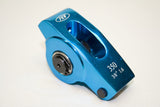 PRW INDUSTRIES INC. 0335012 PRW Industries Inc. SBC Roller Rocker Arms Set with 1.6 Ratio and 7/16 in Stud - Blue Anodized Aluminum (Part #0335012)