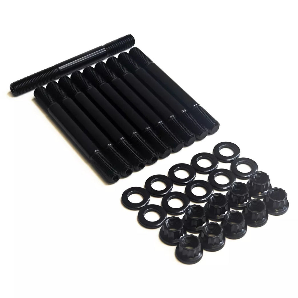PRW INDUSTRIES INC. 1012111 PRW Industries Inc. Mitsubishi 4G63 Head Stud Kit with 12-Point Nuts and Chromoly Construction
