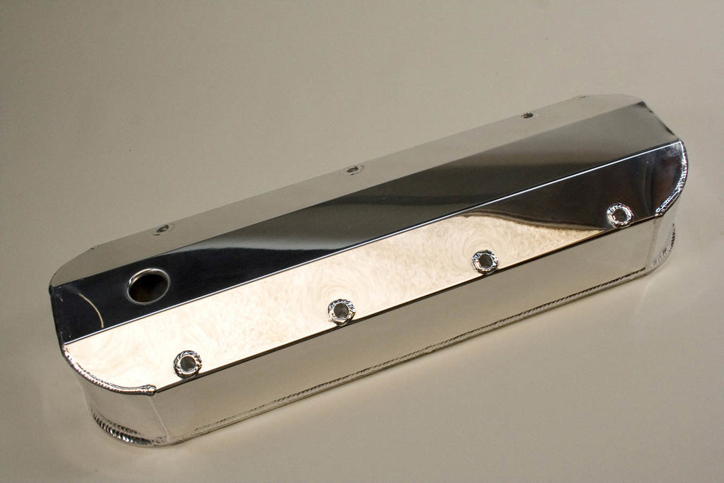 PRW INDUSTRIES INC. 4045408 Billet Rail Fab. V/C's - BBC Tall Polished