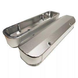 PRW INDUSTRIES INC. 4045510 PRW Industries Inc. Alum Fab Valve Cover for Pontiac V8 - Silver Anodized, Part #4045510
