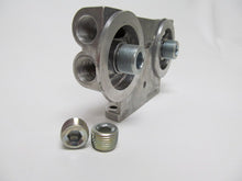 Load image into Gallery viewer, PERMA-COOL 1226 Dual Oil Filter Mount 1in-16 Thread 1/2in NPT