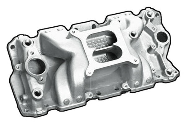 PROFESSIONAL PRODUCTS 52026 SBC Power+Plus CrossWind Manifold - Satin