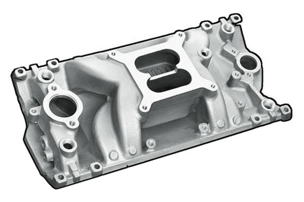 PROFESSIONAL PRODUCTS 52028 SBC Crosswind Vortec Manifold - Satin