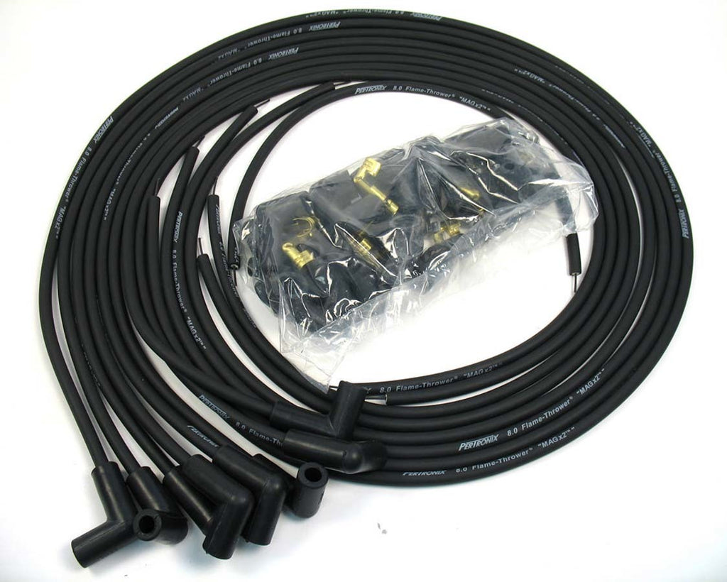 PERTRONIX IGNITION 808290 8MM Universal Wire Set - Black
