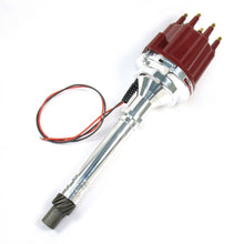 Load image into Gallery viewer, PERTRONIX IGNITION D100811 SBC/BBC Billet Dist. w/ Red Cap &amp; Male Tower