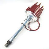 PERTRONIX IGNITION D200811 Chevy V8 Billet Marine Dist w/Red Male Cap
