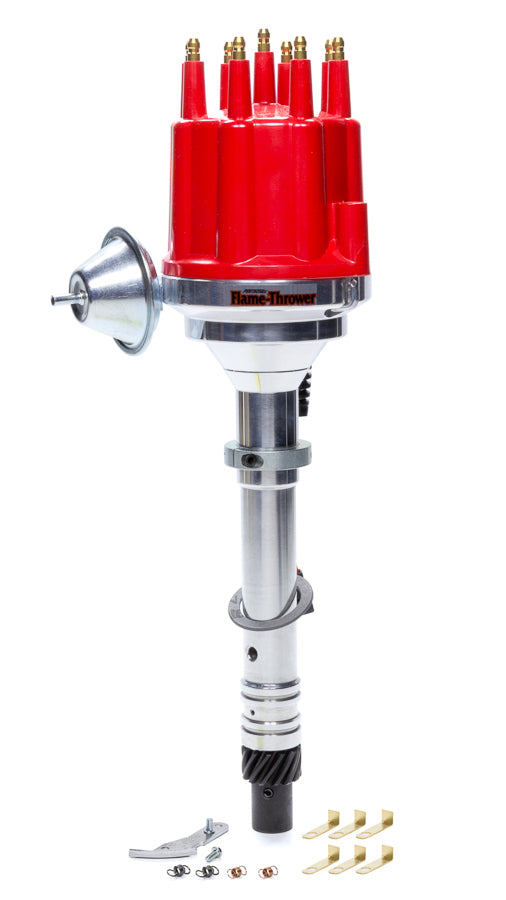 PERTRONIX IGNITION D305711 Billet Distributor Chevy V8 - Red Male Cap