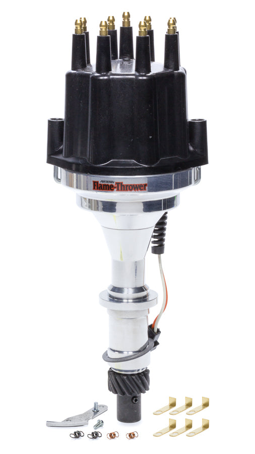 PERTRONIX IGNITION D320710 Billet Distributor Pont. V8 - Black Male Cap
