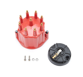 PERTRONIX IGNITION D600711 Dist. Cap & Rotor Kit - Red w/Male Tower