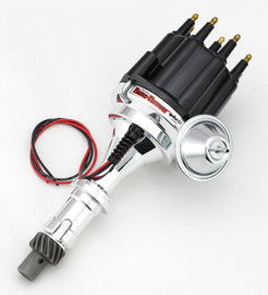 PERTRONIX IGNITION D7120710 Dist Billet I3 Pontiac V8 w/Black Male Cap
