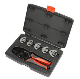 PERTRONIX IGNITION T3001 Ratchet Crimp Tool Kit 6-Piece Quick Change Kit