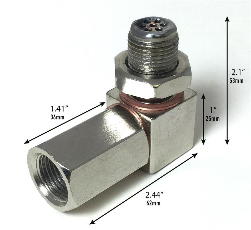 PROSPORT GAUGES PSO2CEL-90 Sensor Extension O2 Mini Catalytic Converter
