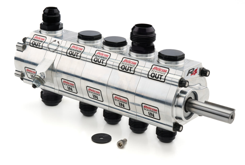 PETERSON FLUID 04-5076-240 Peterson Fluid Oil Pump Stage 5 R/S with Drive – R4 Dry Sump, Passenger Side