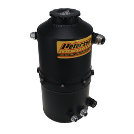 PETERSON FLUID 08-0783-BLK Peterson Fluid Oil Tank 08-0783-BLK, 2.3 Gallon Capacity, Black Aluminum Construction