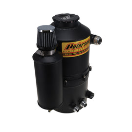 PETERSON FLUID 08-0783-CC-BLK Peterson Fluid 08-0783-CC-BLK Oil Tank, 2.3 Gallon, Dry Sump, Black Anodized Aluminum