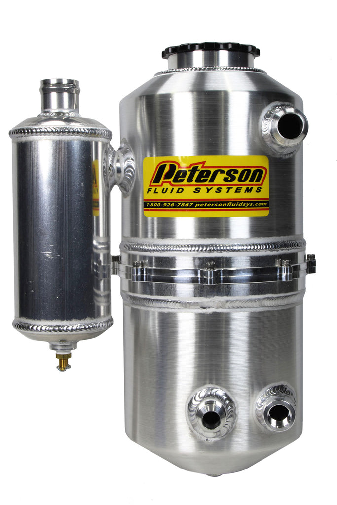 PETERSON FLUID 08-0783-CC 1.5 Gal 2 Piece Drag Tank w/Catch Can