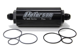 PETERSON FLUID 09-0611 Fuel Filter -8AN 45 Mic.