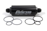 PETERSON FLUID 09-0622 10an Inline Fuel Filter w/100 Micron Filter