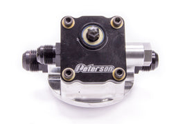 PETERSON FLUID 09-1502 Engine Primer Oil Filter Mount 12an Chevy L to R