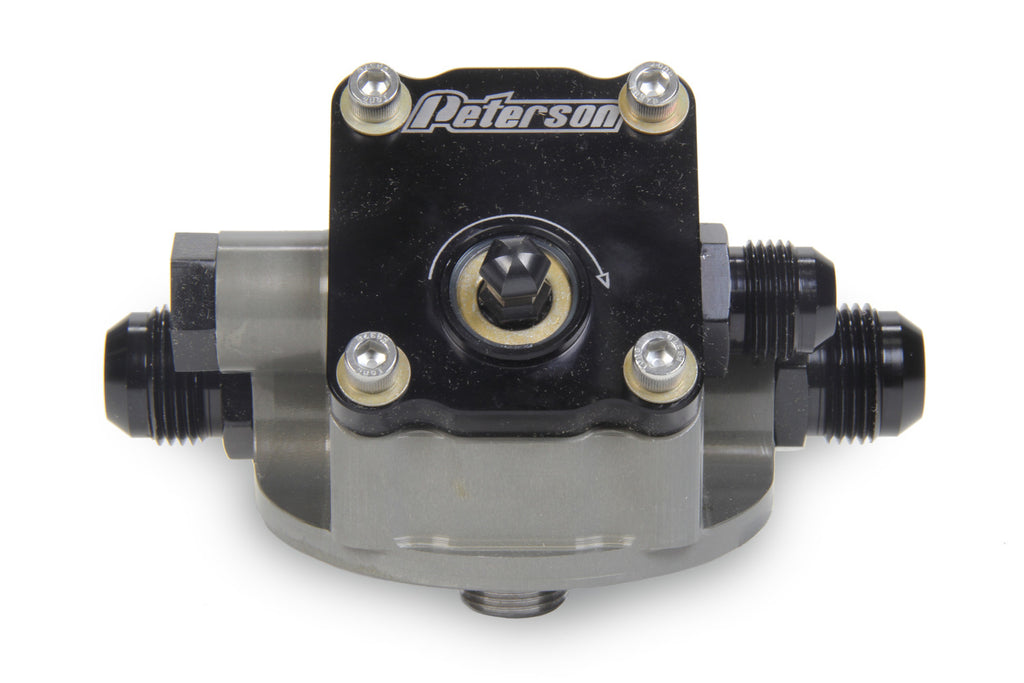 PETERSON FLUID 09-1504 Engine Primer Oil Filter Mount 12an Chevy R to L