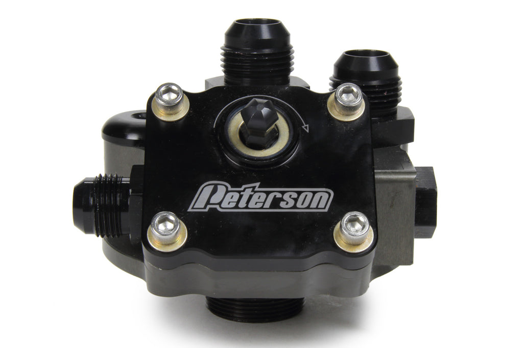 PETERSON FLUID 09-1563 Engine Primer Oil Filter Mount 12an